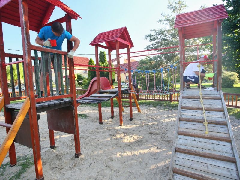 Nátěry dětských hřišť