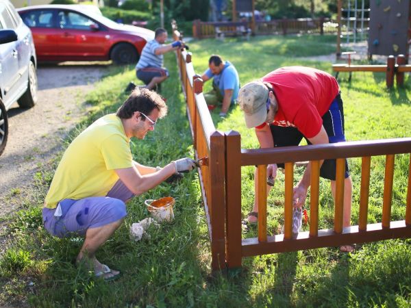 Nátěry dětských hřišť
