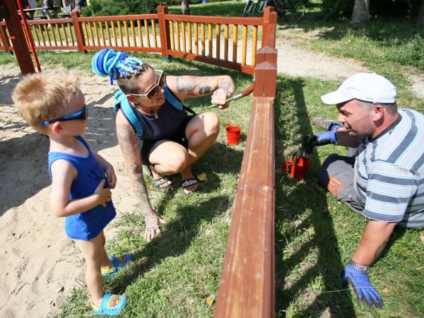 Nátěry dětských hřišť